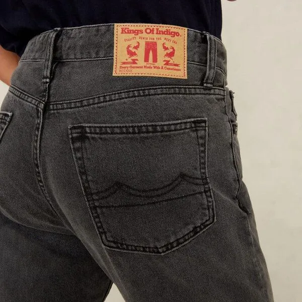 Kings Of Indigo Kings Of Indigo Tappered Jeans - Jerrick Holo Grey Worn – Produktbild 4 von 7