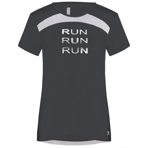 TAO Sportswear TAO Sportswear Atmungsaktives Damen Laufshirt Ebru, Dunkelgrau, – Produktbild 1 von 1