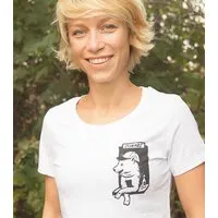 päfjes Husky-Bar mit Schnaps - Brust Motiv - päfjes Fair Wear Frauen T-Shirt - White – Produktbild 1 von 1