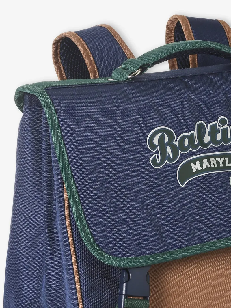 Vertbaudet Jungen Schultasche & Federmappe BALTIMORE, Marine, – Produktbild 3 von 4