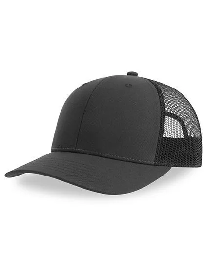 Atlantis Headwear Atlantis Headwear Bryce Mesh Cap zweifarbig aus Recyceltem Polyester, Grau/schwarz, – Produktbild 1 von 2