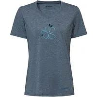 Vaude VAUDE T-Shirt Women's Skomer Print T-Shirt III, Dark sea uni, – Produktbild 1 von 1