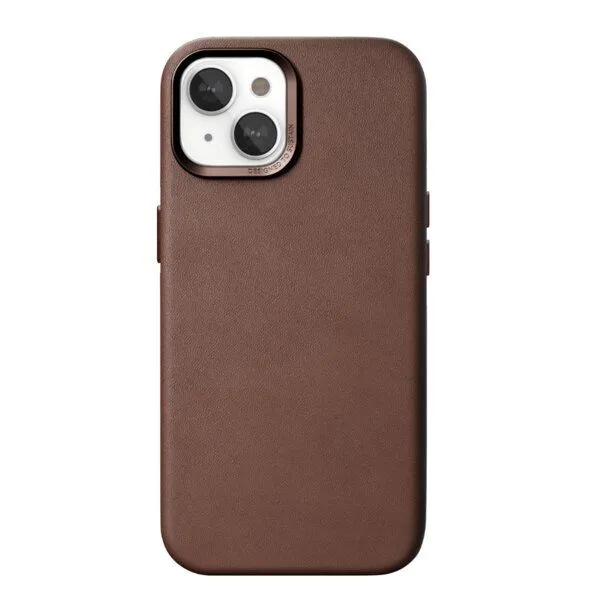 Woodcessories Woodcessories iPhone Leder Hülle aus Aloe Vera Pflanzen, Braun, – Produktbild 1 von 4