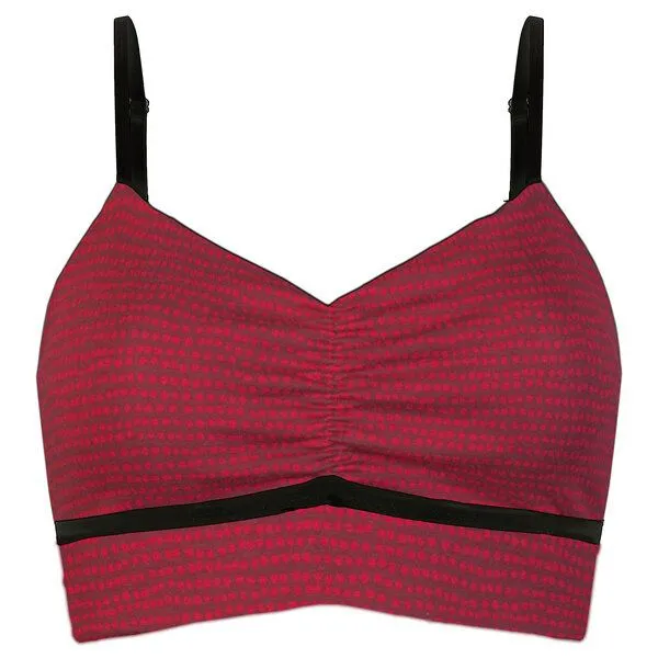 Frija Omina Frija Omina Bio Bustier Yoga, Dots rot, – Produktbild 1 von 3