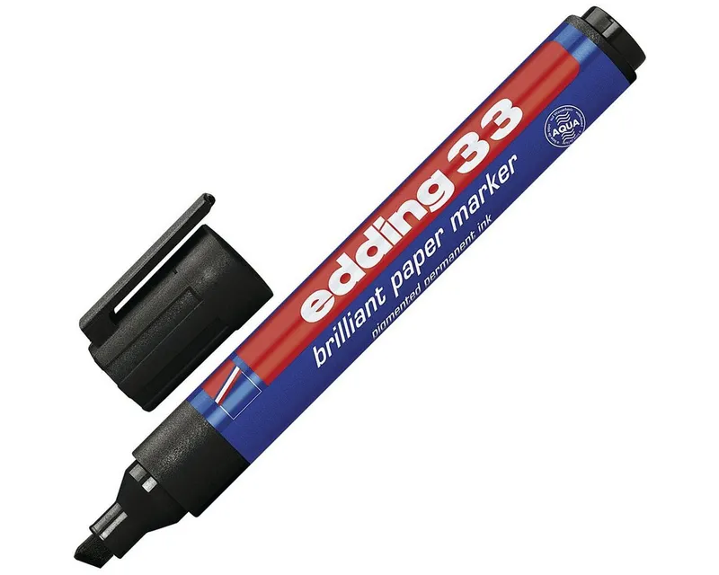 Edding Edding Pigmentmarker "33" schwarz – Produktbild 5 von 8