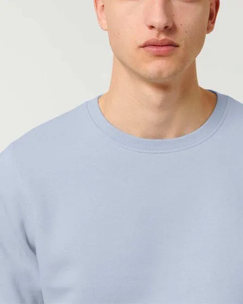 YTWOO YTWOO Unisex Sweatshirt | fairtrade & ökologisch, Blau (hell), – Produktbild 4 von 4