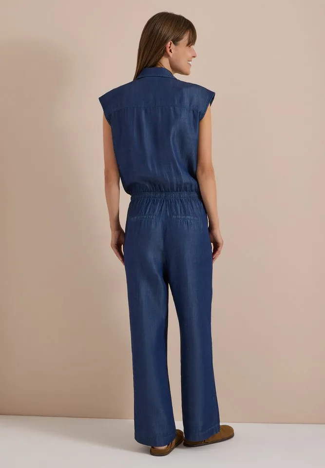 CECIL Overall aus Lyocell, Blau, – Produktbild 2 von 5