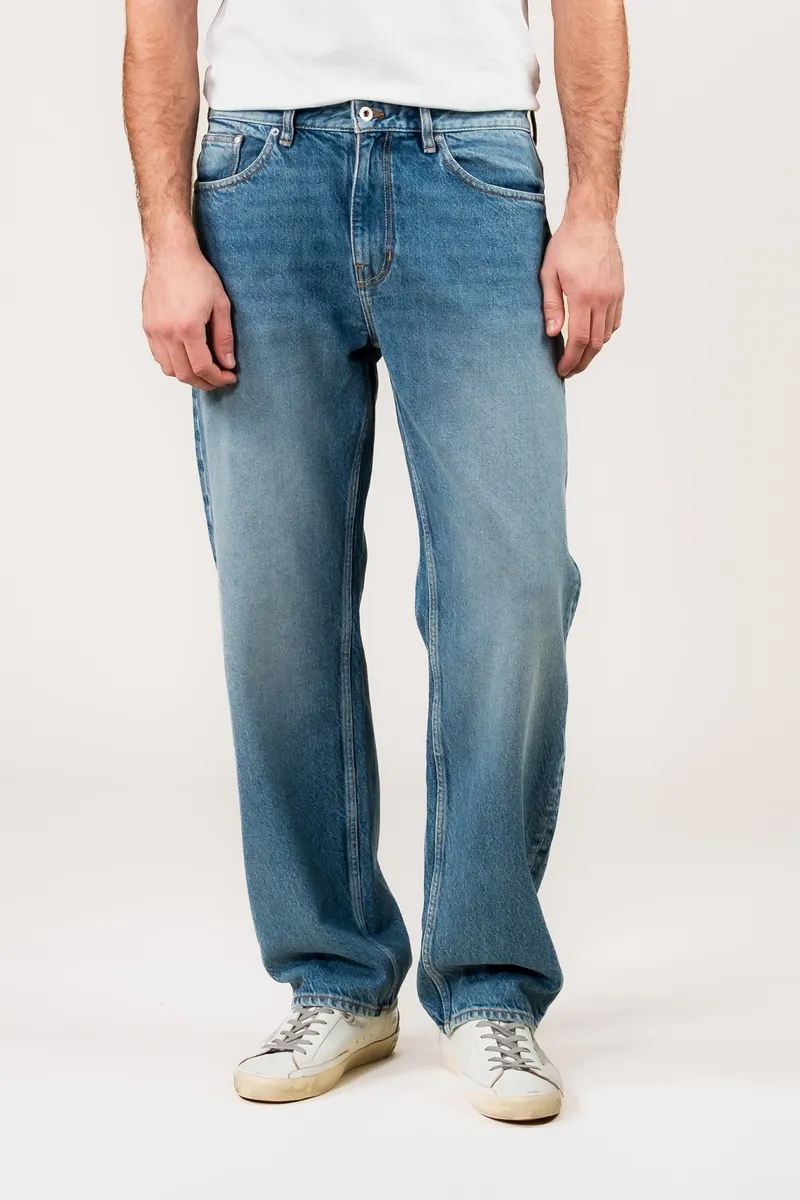 Kuyichi Kuyichi Herren vegan Jeans Larry Loose Blau, Dunkelblau, – Produktbild 2 von 2