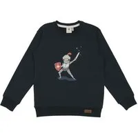 Walkiddy Baby Sweatshirt GOTS zertifiziert – Dunkelgrün mit Motiv, weich & bequem | von Walkiddy – Produktbild 1 von 1