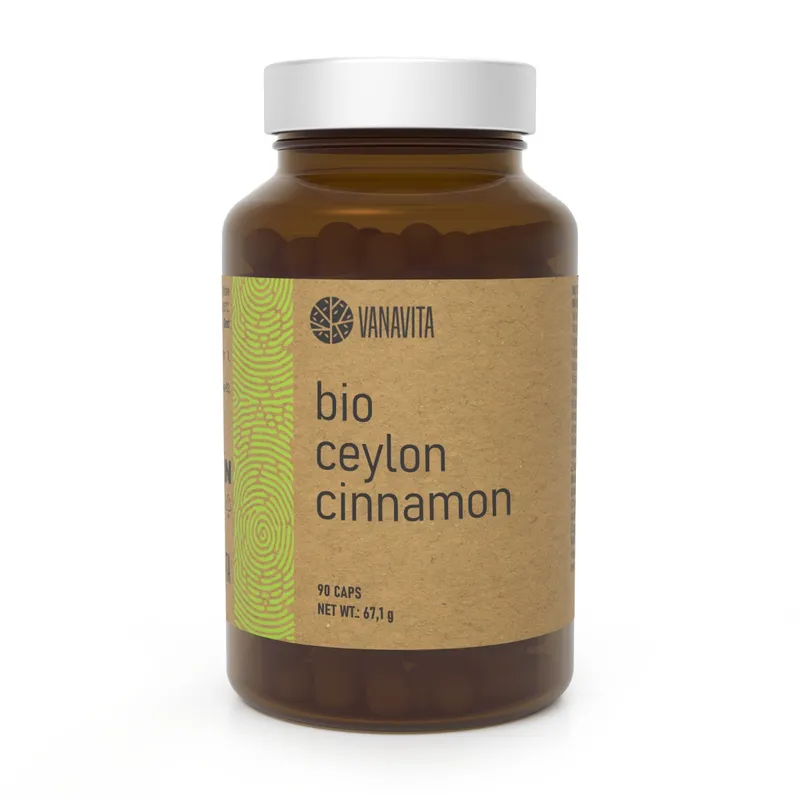 GymBeam Bio VanaVita Bio-Ceylon-Zimt 90 Kapseln – Produktbild 1 von 1