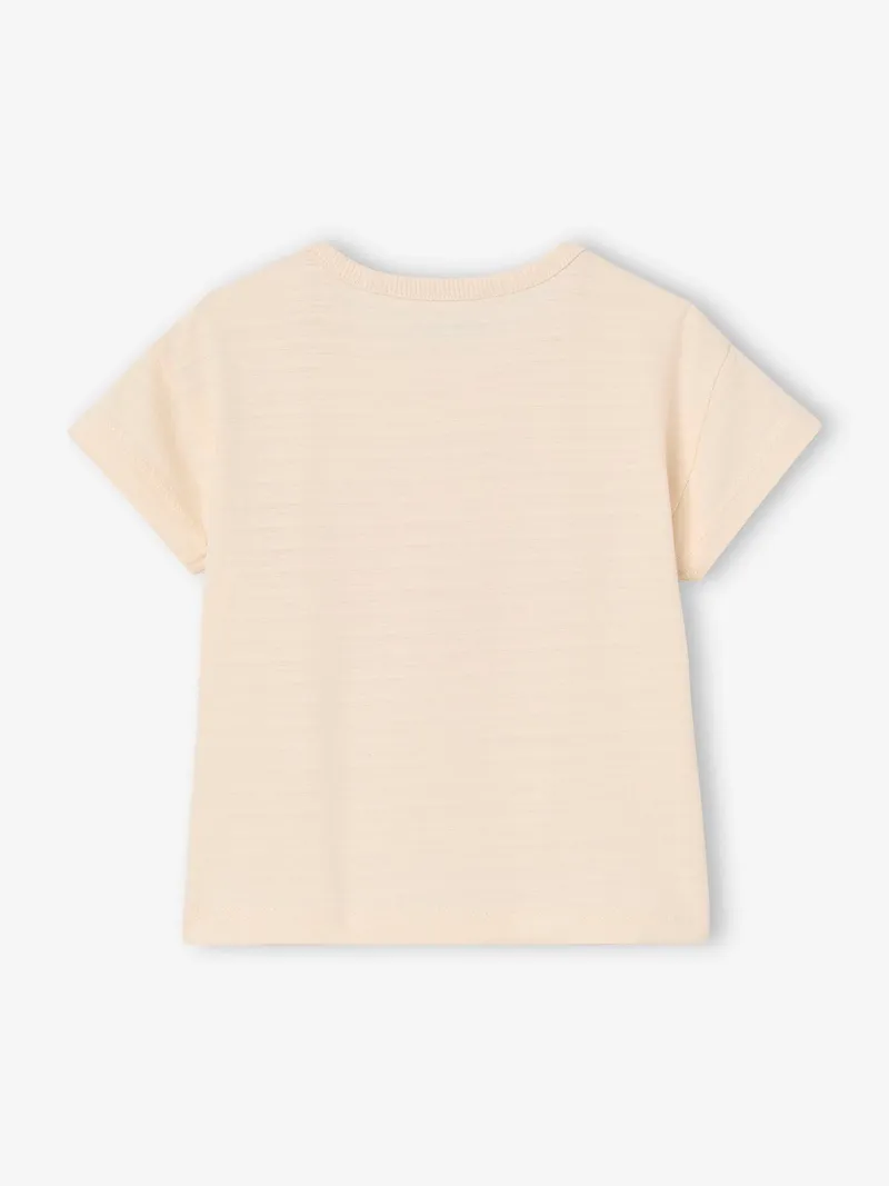 Vertbaudet Baby Shirt mit Meerestieren-Motiv vanille, Vanille, – Produktbild 3 von 3