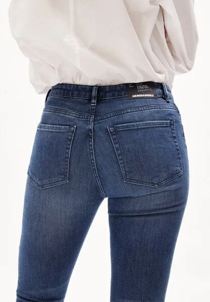 ARMEDANGELS ARMEDANGELS TILLAA - Damen Jeans Skinny Leg Mid Waist Bio-Baumwoll Mix X-Stretch, Stone wash, – Produktbild 3 von 5
