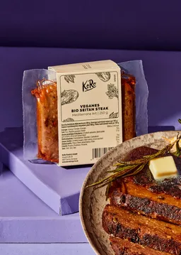 KoRo Veganes Bio Seitan Steak Mediterrane Art 250 g – Produktbild 1 von 1