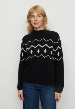 recolution Damen Strickpullover aus Wolle und Baumwolle - SNOWDROP - recolution – Produktbild 1 von 1
