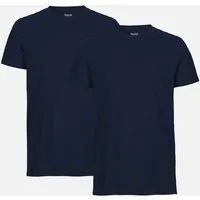 Neutral NEUTRAL® Doppelpack Herren Bio Tshirt - Bio Baumwolle, Navy, – Produktbild 1 von 2