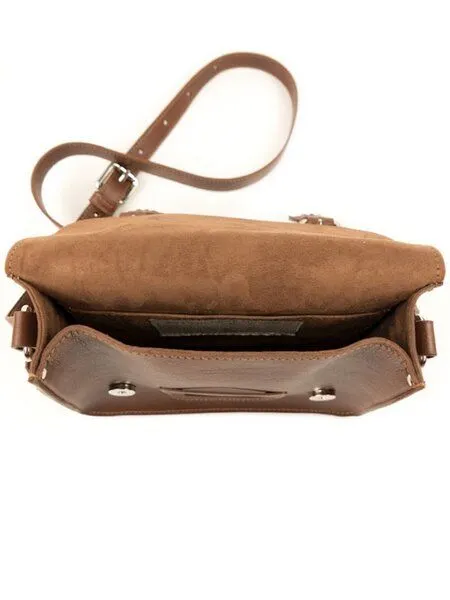 Will's Vegan Shop Will's Vegan Shop Mini-Satchel Kastanie Unisex, Kastanie, – Produktbild 3 von 3