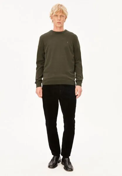 ARMEDANGELS ARMEDANGELS LOUKAA Herren Pullover aus Bio-Baumwolle, Dark earth, – Produktbild 4 von 4