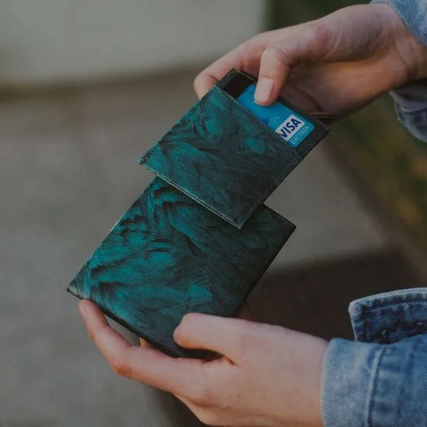 paprcuts paprcuts RFID Portemonnaie Pro, Ara 2.0. (grün), – Produktbild 3 von 4