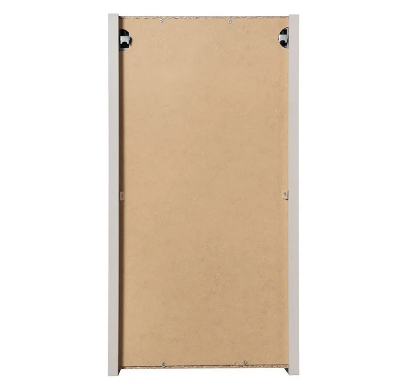 Lomadox Hängeschrank NEWPORT-56-CASHMERE Wandschrank Badschrank, kaschmir, gerillte Front, ca. 30/57/19cm, Beige|weiß, – Produktbild 4 von 5