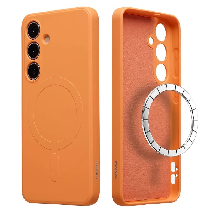 imoshion imoshion Color Back Cover mit MagSafe für das Samsung Galaxy S25 Plus, Orange, – Produktbild 1 von 1