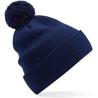 Beechfield Beechfield Damen / Herren Bommelmütze Beanie Mütze Wintermütze Strickmütze, Navy, – Produktbild 1 von 1