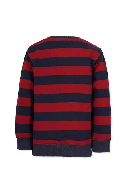Band of Rascals Band of Rascals Striped Sweat, Navy-red, – Produktbild 2 von 4