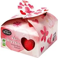 weltPartner WeltPartner Bio-Schoko-Nuss-Pralinen "Von Herzen", 84 g – Produktbild 1 von 1