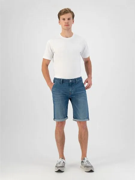 MUD Jeans MUD Jeans Jeans Shorts - Carlo - aus Bio-Baumwolle, Blue, – Produktbild 3 von 3