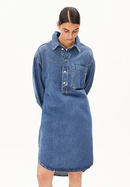 ARMEDANGELS ARMEDANGELS OVERSIZED DENIM Damen Jeanskleid aus Lyocell-Baumwoll-Mix – Produktbild 1 von 1