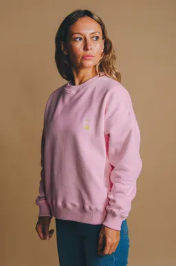 Trendsplant Trendsplant Damen vegan Pullover Essential Oversized Gum Pink – Produktbild 1 von 1