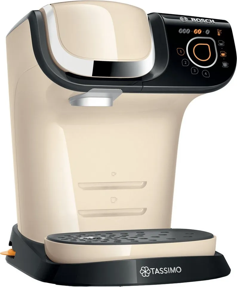 Tassimo Tassimo Kapselmaschine My Way 2 TAS6507, mit Wasserfilter BRITA MAXTRA, Personalisierung, über 70 Getränke, Beige, – Produktbild 2 von 2