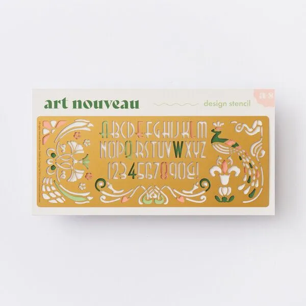 another studio another studio Art Nouveau - Design Schablone / Zeichnungsvorlage – Produktbild 2 von 7
