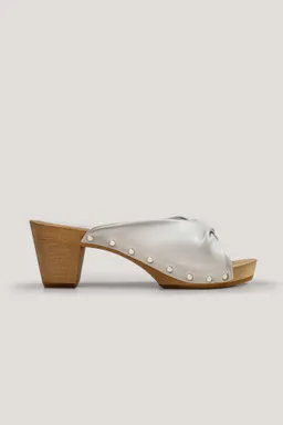 AGAZI AGAZI Damen vegan Clogs All That She Wants! Veganes Ökoleder Grau – Produktbild 1 von 1
