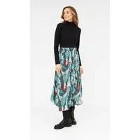 WiDDA berlin WiDDA berlin Gemusterter Midirock JULIP Aquarell Print aus ECOVERO Viskose – Produktbild 1 von 1