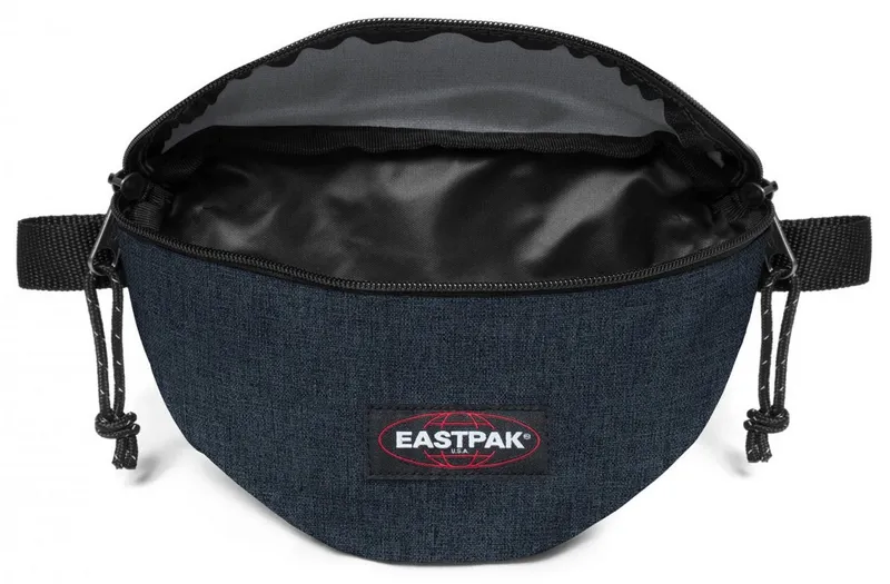 Eastpak Eastpak Bauchtasche SPRINGER, Unisex Gürteltasche, Minibag mit Reißverschluss und Logo-Aufnäher, Blau, – Produktbild 1 von 5