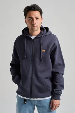Trendsplant Organic Essential Zip Hoodie Trendsplant Blue – Produktbild 1 von 1