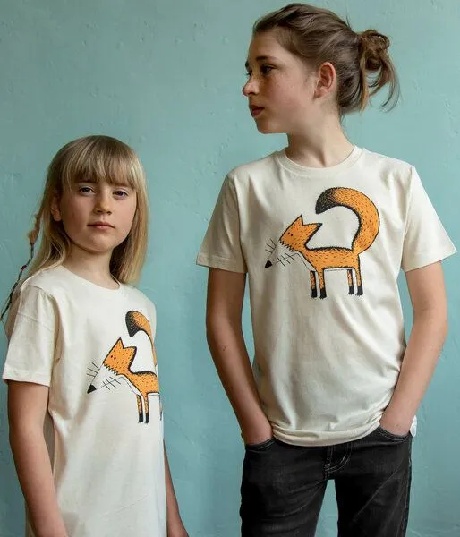 Cmig Cmig Kinder T-Shirt Franzi Fuchs, Natural raw, – Produktbild 2 von 4