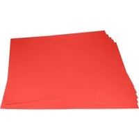 Memo 5 Bögen Bastelkarton 52 x 74 cm, 350 g/m² rot – Produktbild 1 von 1