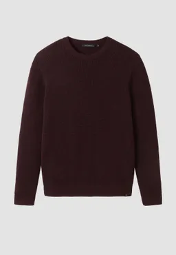 recolution Recolution Herren vegan Pullover Bacopa Dark Plum – Produktbild 1 von 1