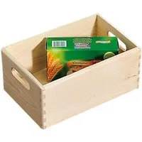 Kesper KESPER Aufbewahrungskiste aus Kiefernholz, mit Griffen, 30 x 20 x 14 cm – Produktbild 1 von 1