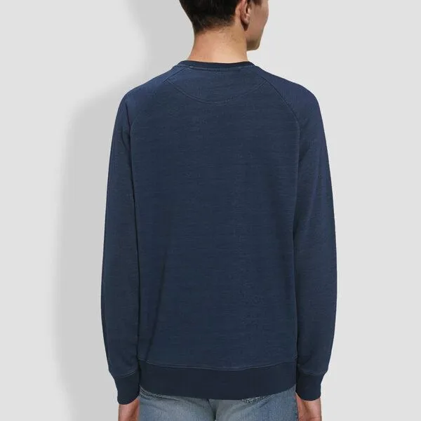 little kiwi little kiwi Herren Sweater, "Klammer", Mid Washed Indigo – Produktbild 2 von 2