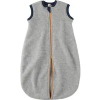 Engel natur Engel Natur Schlafsack Baby Bio-Merinowolle Fleece melange hellgrau Gr. 74/80, Grau, – Produktbild 1 von 1