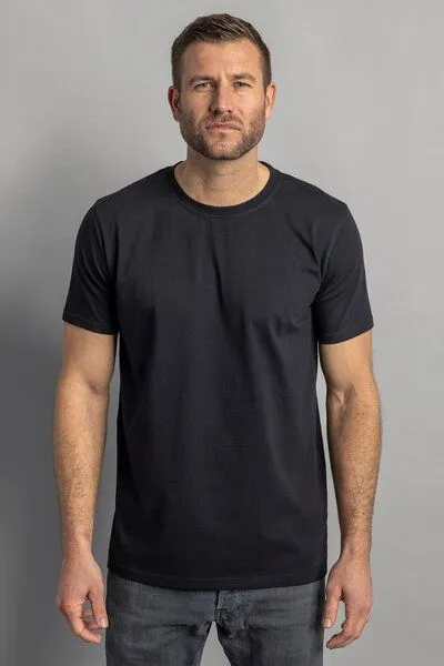 DIRTS dirts Premium Blank T-Shirt SLIM, Black, – Produktbild 1 von 4