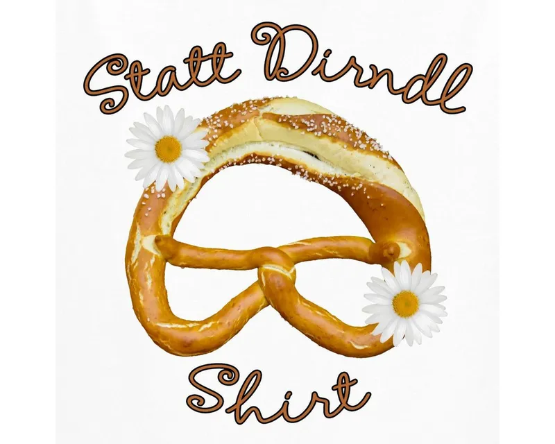 Spreadshirt T-Shirt Ersatz Dirndl Oktoberfest Premium Tank Top Damen (1-tlg) Normaler Schnitt für optimale Passform, Weiß, – Produktbild 2 von 5