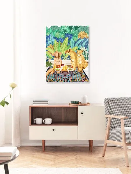 Photocircle Photocircle Poster / Leinwandbild - Jungle Breakfast – Produktbild 3 von 4