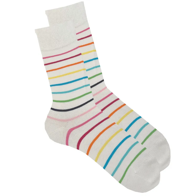 Living Crafts LIVING CRAFTS - Unisex Socken - Weiß (87% Bio-Baumwolle; 12% Polyamid (recycelt); 1% Elasthan), Nachhaltige Mode, Bio Bekleidung, Weiß, – Produktbild 1 von 1