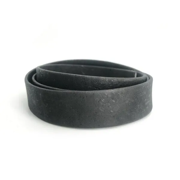 Kork-Deko Kork-Deko Schwarzes Band aus Kork - 25mm Breit - ab 1 m Länge | Korkband – Produktbild 1 von 4