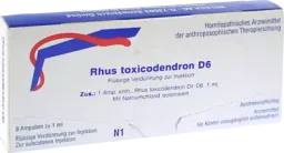Weleda WELEDA RHUS TOXICODENDRON D 6 Ampullen 8X1 ml Ampullen – Produktbild 1 von 1