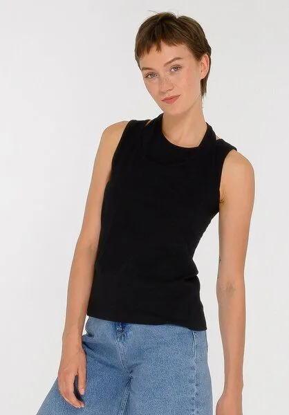 THOKKTHOKK ThokkThokk TT105 Double Layer Tanktop (GOTS), Off white (weiß), – Produktbild 6 von 8