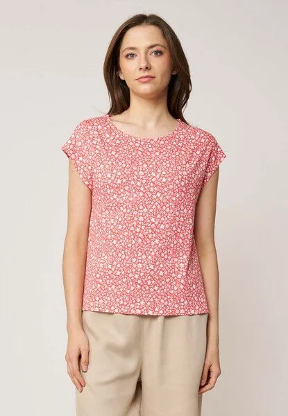 LANA Organic LANA Organic Sommershirt für Damen, Modell Kim, Cinthia coral, – Produktbild 1 von 4
